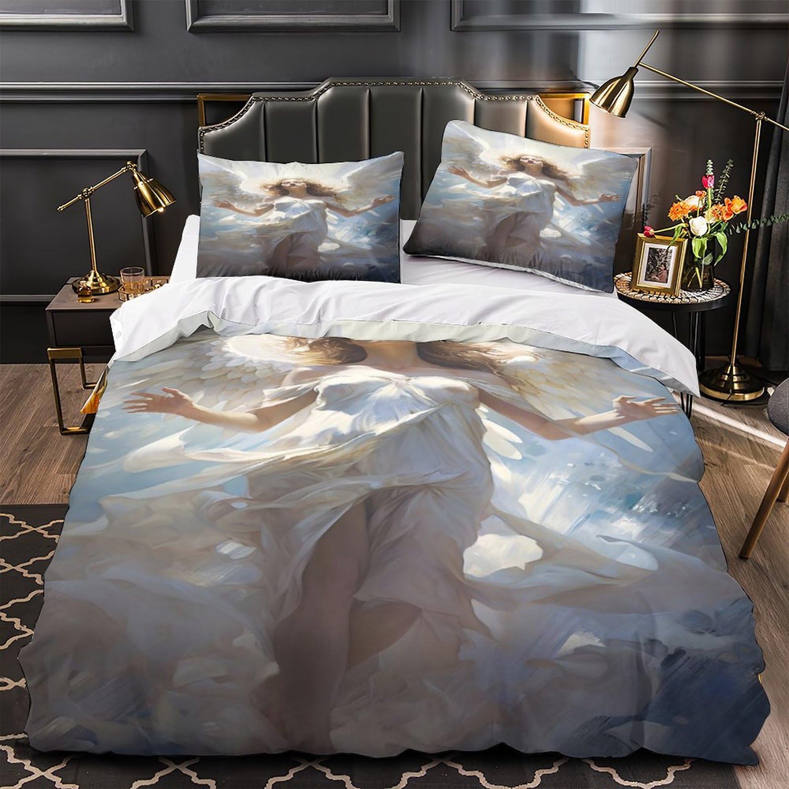 Housse de couette œil ancien pour chambre adulte ambiance spirituelle
