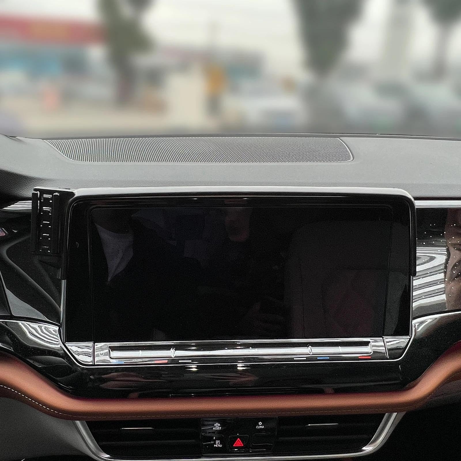 Uchwyt Samochodowy na Telefon dla VW Atlas Teramont 2024-2025, uchwyt samochodowy na telefon komórkowy, ekran, stała podstawa, stojak na nawigację GPS (podstawa i uchwyt 3)