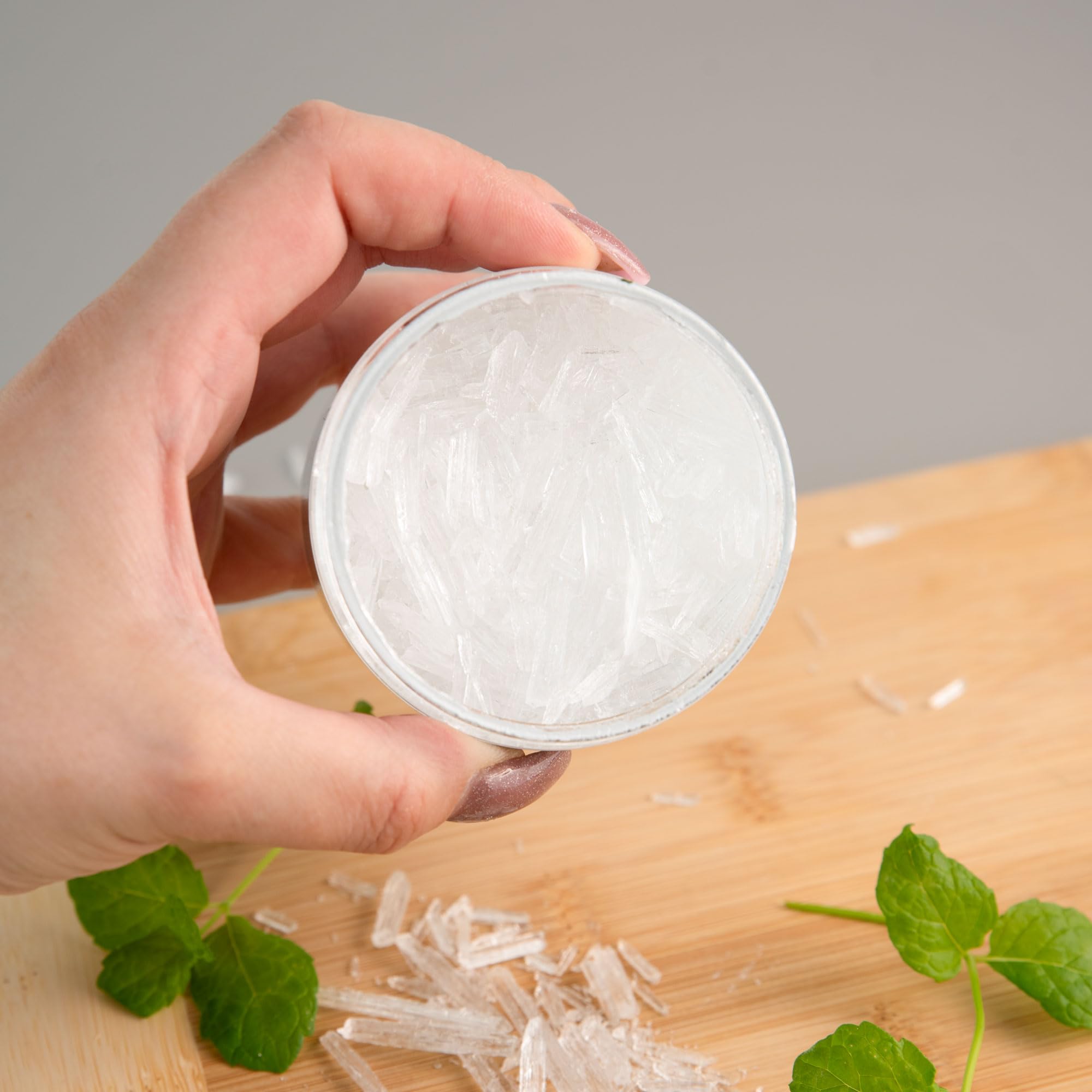 Sillar Accessoire pour Sauna, Cristaux de Menthol 2x100g, Cristaux de Menthol pour le Sauna à Inhaler | Cristaux de Menthol de Menthe Pure | Set Cadeau pour Sauna, Infusion de Menthol