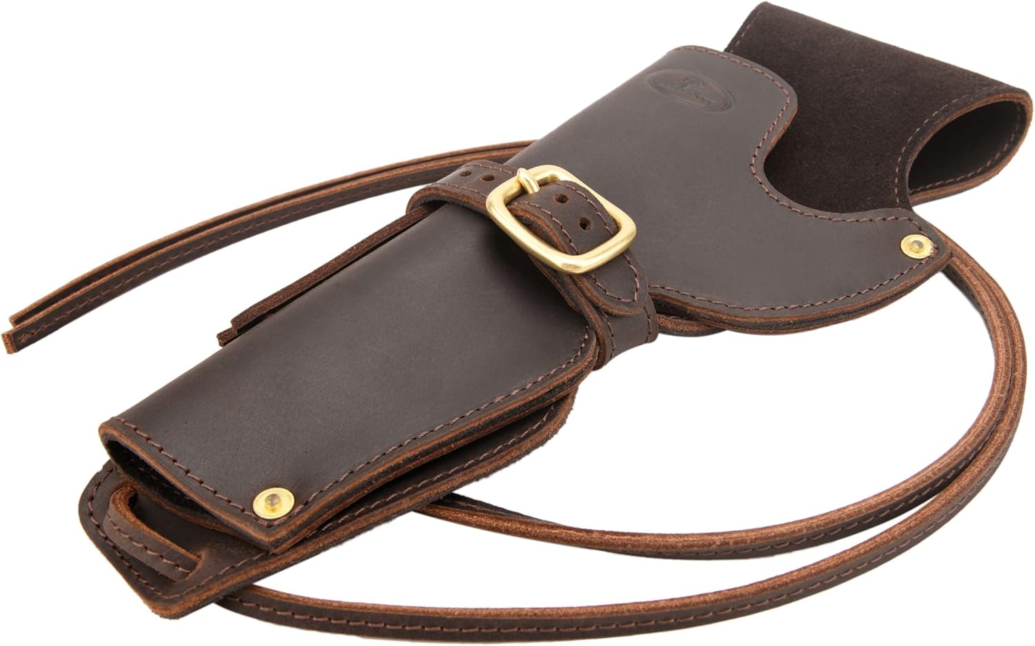 Handmade Leather Gun Revolver Holster Cowboy Western Gun Holsters Pouch for Right or Left Handed