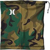 Vista 3 de Hurley Polaina para el cuello para hombre, mascarilla de forro polar multiusos que absorbe la humedad