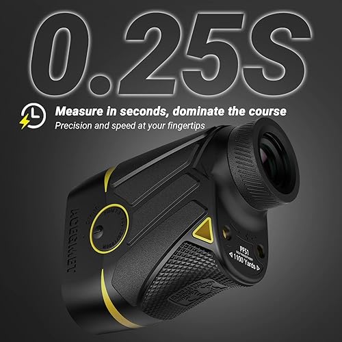Miniatura 2 de ACEGMET Golf Rangefinder with Slope Measurement - 870 Yards Range Finder Golf with Pin Lock Vibration and 6X Magnification Golf Range Finder -