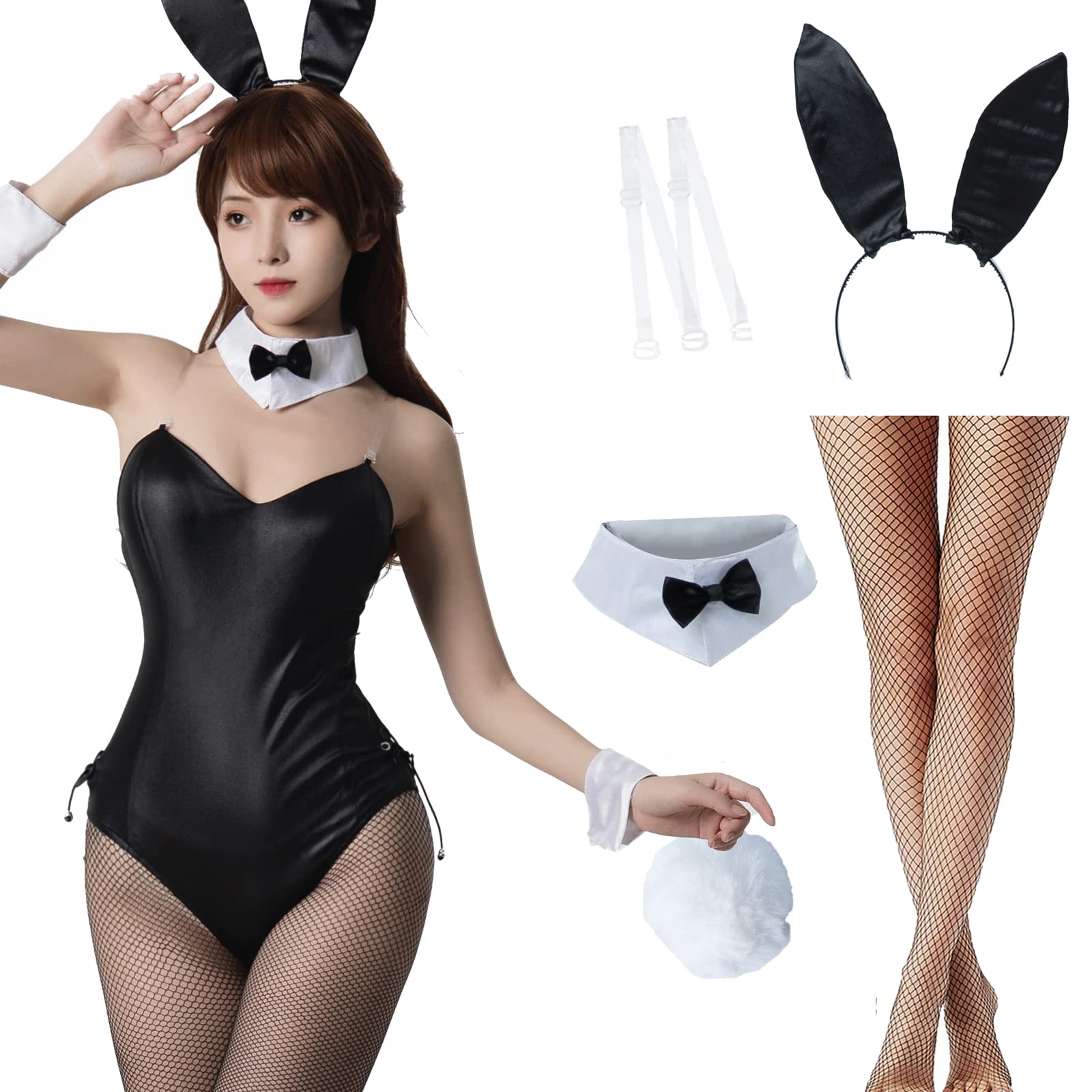 Fiamll Costume da coniglio, da donna, per cosplay, maggio Sakurajima
