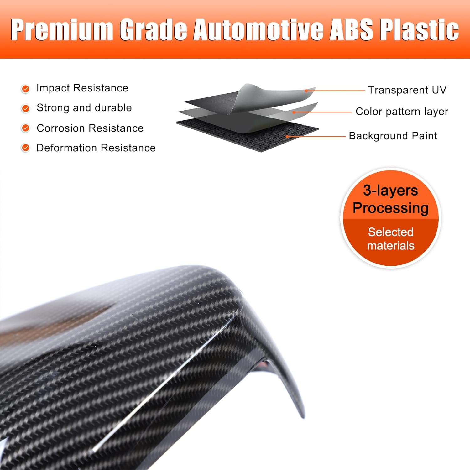 Car Exterior Mirror Cover Trim Compatible with Tacoma 2024 2025，Mirror Cover Rear View Side Door Mirror Decorative Protector Cover Decoration accessories (With turn signal（Carbon fiber grain）)