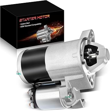 Starter Motor for-Jeep Commander 3.7L 2006-2010, Grand Cherokee 3.7L 2005-2010, 12V 1.2KW 10 Teeth Clockwise, Arranque para Carro Replacement OE# 56044734AA 17939N 410-48133 SMT0301 LRS03971