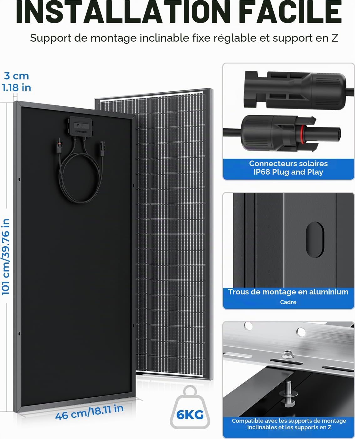 Panneau solaire (100w)