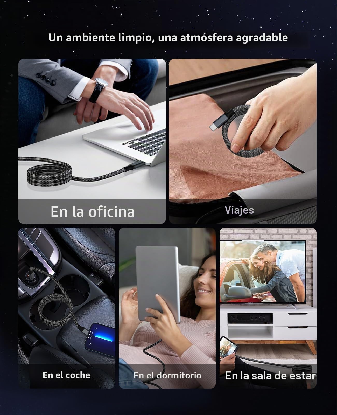 Magtame Cable USB 4 100w, Cable USB magnético de 1.5M, soporte para pantalla 8K@60HZ, 4K@144HZ, transmisión de datos 20gpbs, Cable USB C a USB C