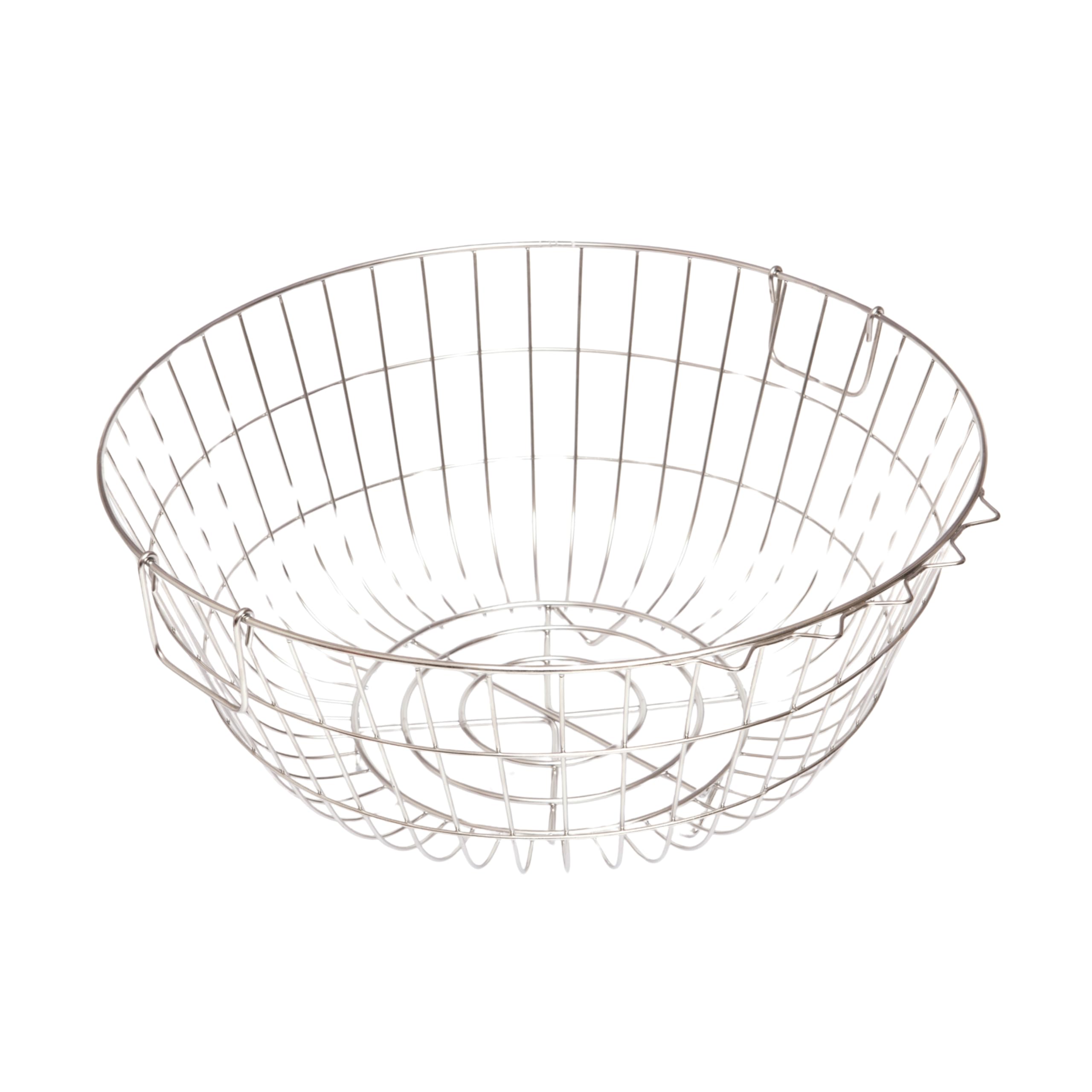 EMBASSY Stainless Steel Dish Drainer Kuda/Rack/Stand, Round | Size - 56x23.5 cms (DxH) | Bartan Basket |Utensils Basket/Organiser/Drying Rack |Strong and Sturdy