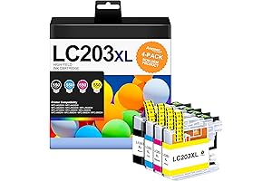 Brother LC203CL XL Compatible Ink Cartridges Replacement for Brother LC203 LC201 XL...