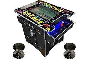 Nostalgic Entertainment Extravaganza: Full-Size Commercial Grade Cocktail Arcade Machine