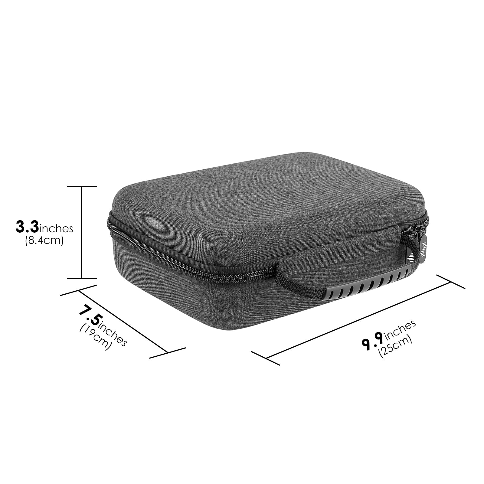 Linkidea Funda rígida de Viaje Compatible con Zoom G1X Four, B1X Four, A1X Four, procesador multiefectos para Guitarra y bajo (Gris Oscuro)