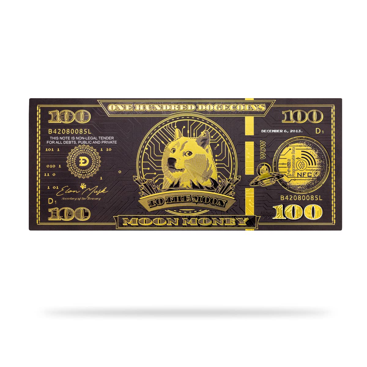 Cryptochips | Dogecoin (Doge) Moon Money | Custom Programmable Physical  Crypto Cash | Cold Storage Wallet | Dogecoin Gift Card : Amazon.com.au:  Clothing, Shoes & Accessories