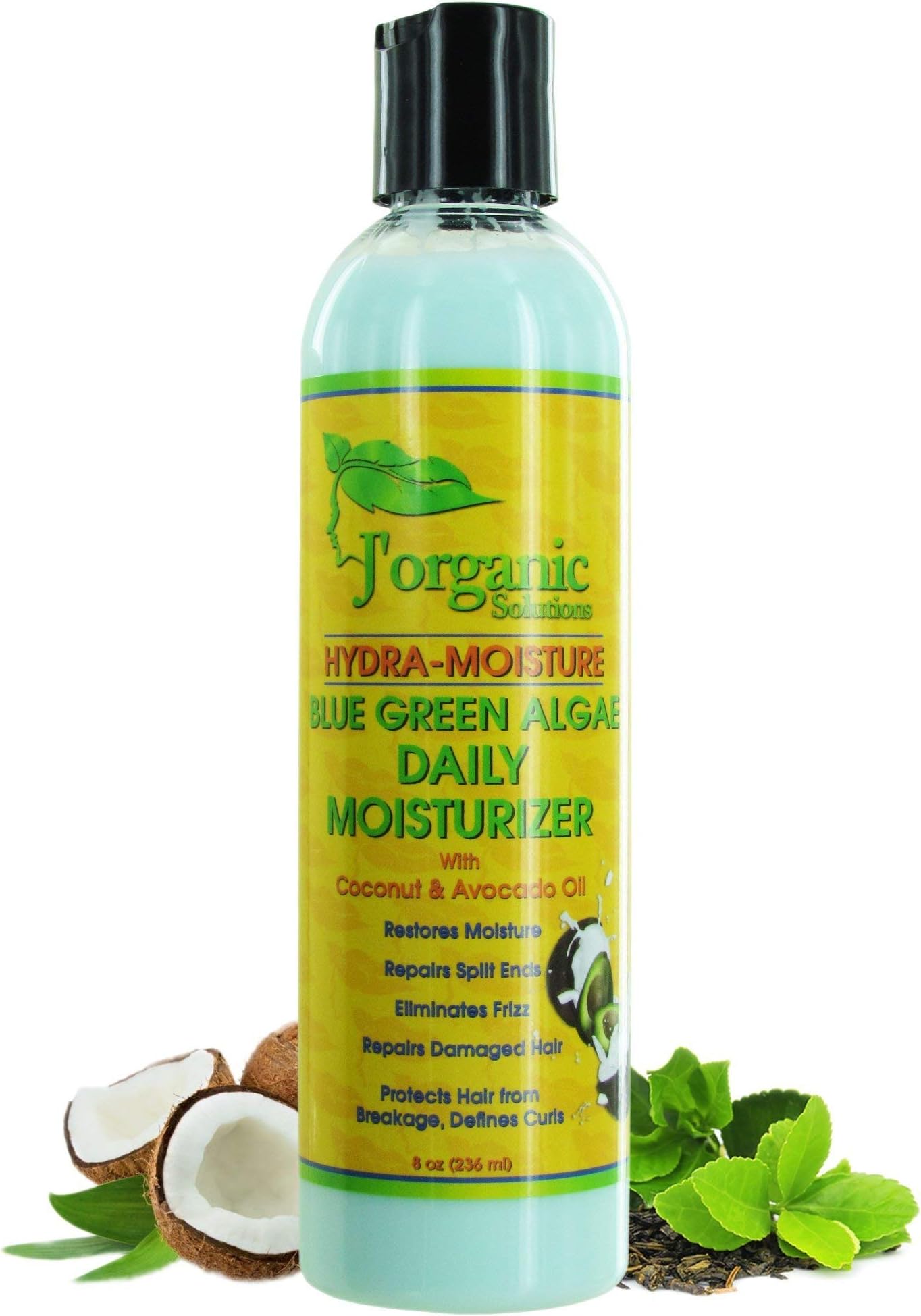 J'Organic Solutions Blue-Green Algae Daily Moisturizer with Coconut & Avocado Oil