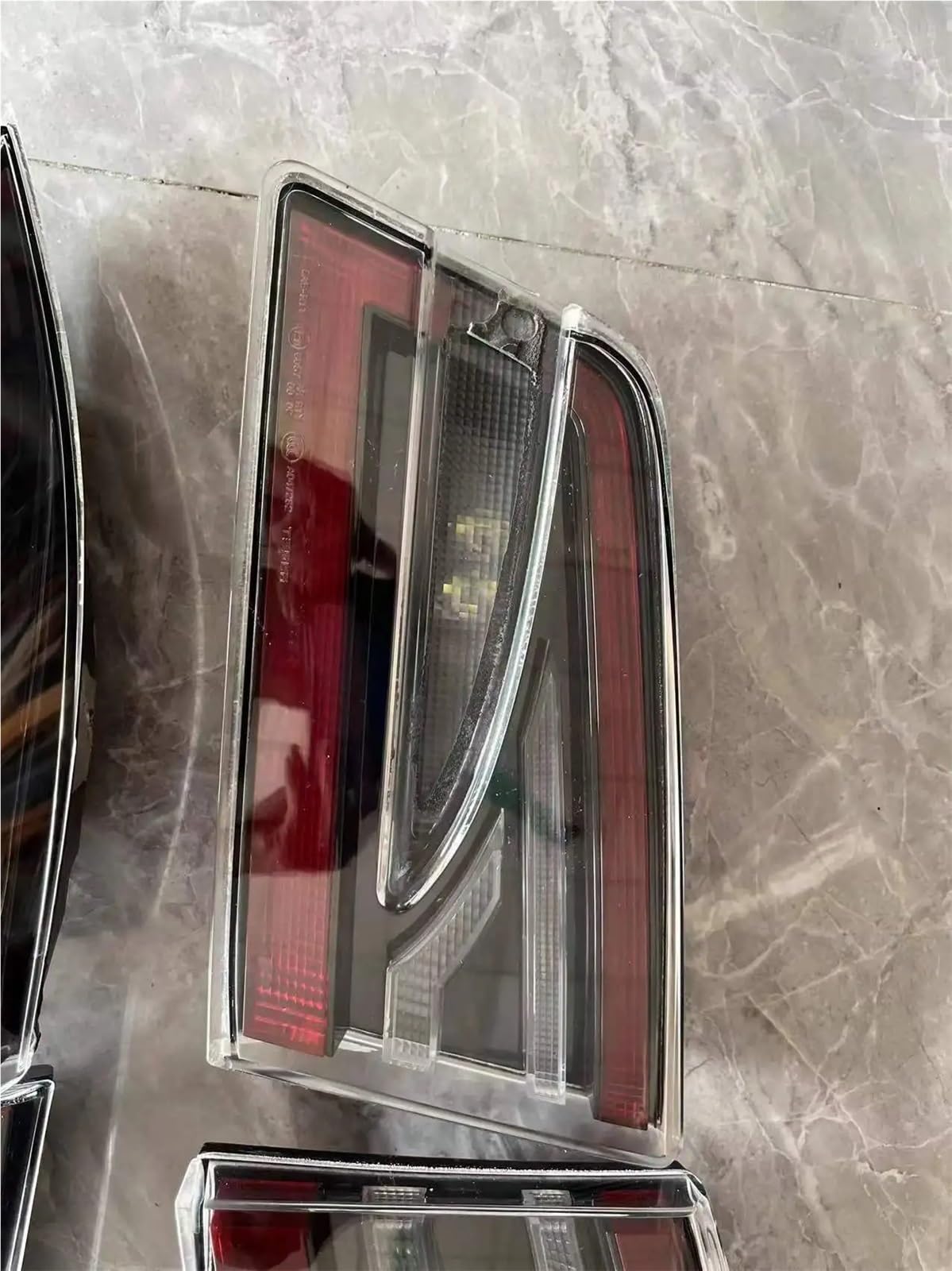 Lampa tylna zespolona Halogen światła Zestaw tylnych lamp tylnych LED do akcesoriów samochodowych Tesla model s accesorios para auto(Left outer)