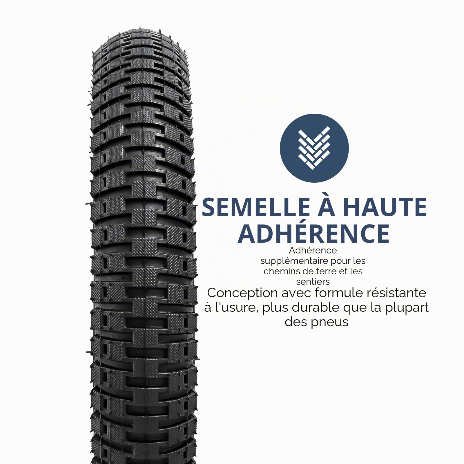 YUNSCM 2-PCS 14 Pouces Vélo pneus 14x1.95/53-254 and 14 Pouces Vélo Chambre à air Schrader Valve Compatible with All-Terrain Vélo 14x1.95 14x2.0 Enfant Bike pneus and Chambre à air (Y-1024)