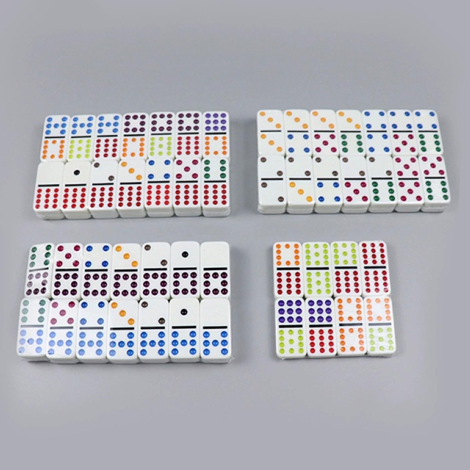 Juego de cálculo Educativo con fichas de dominó, 91 Piezas en Estuche de Aluminio, Juego de Viaje y Juegos Familiares, Juegos Familiares, Recuerdos de Fiesta, fichas de
