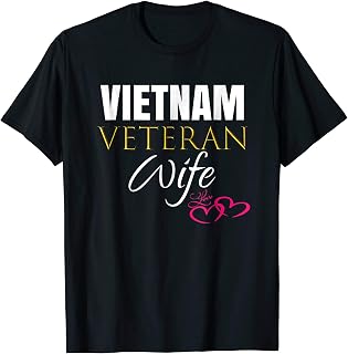 Cute Wife of Vietnam Veteran Shirt Outfit Gift Idea Tee