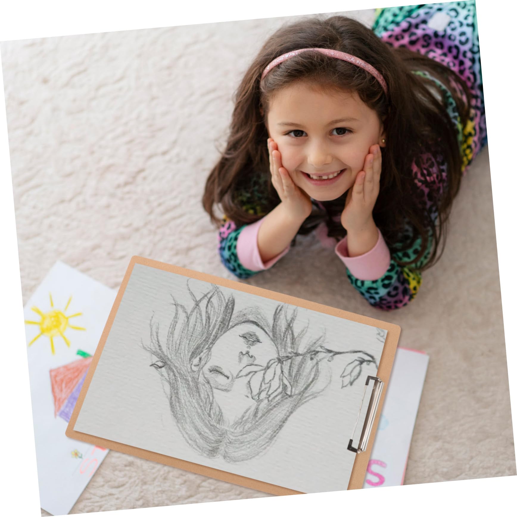 PLAFOPE Tavoletta da Ultra Sottile con Clip Portatile per Resistente e Leggera per Schizzi e Pittura in Viaggio