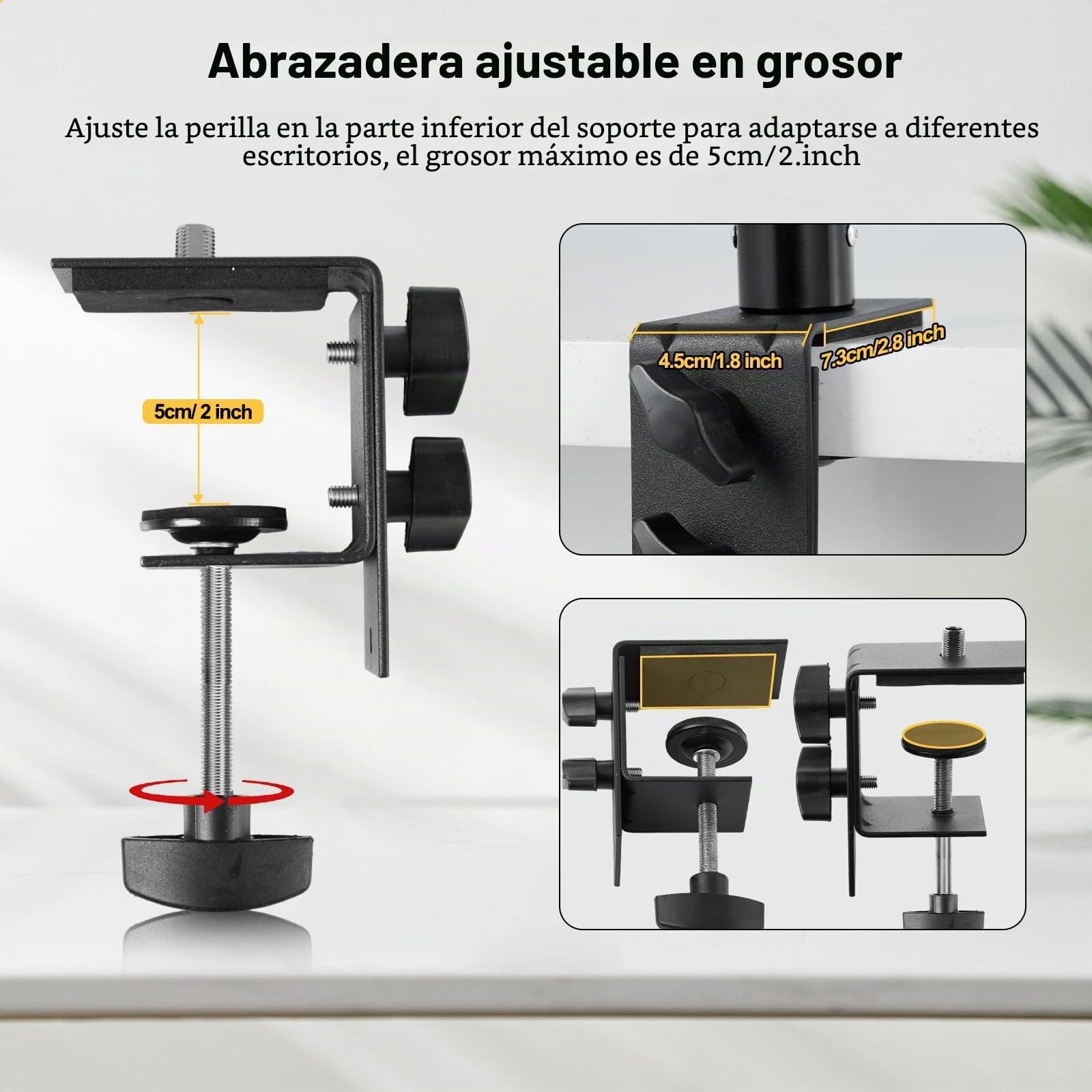 ZUOMIDIE - Soporte de fondo para fotos (90 x 100 cm, sistema de fondo de 26 a 90 cm de altura, con pinza en C, 3 barras cruzadas y 3 pinzas para maquillaje de cosméticos, joyas,