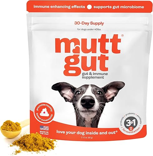 Suplemento en polvo 3 en 1 totalmente natural para perros, prebióticos y posbióticos, probióticos para perros con 135 mil millones de UFC,