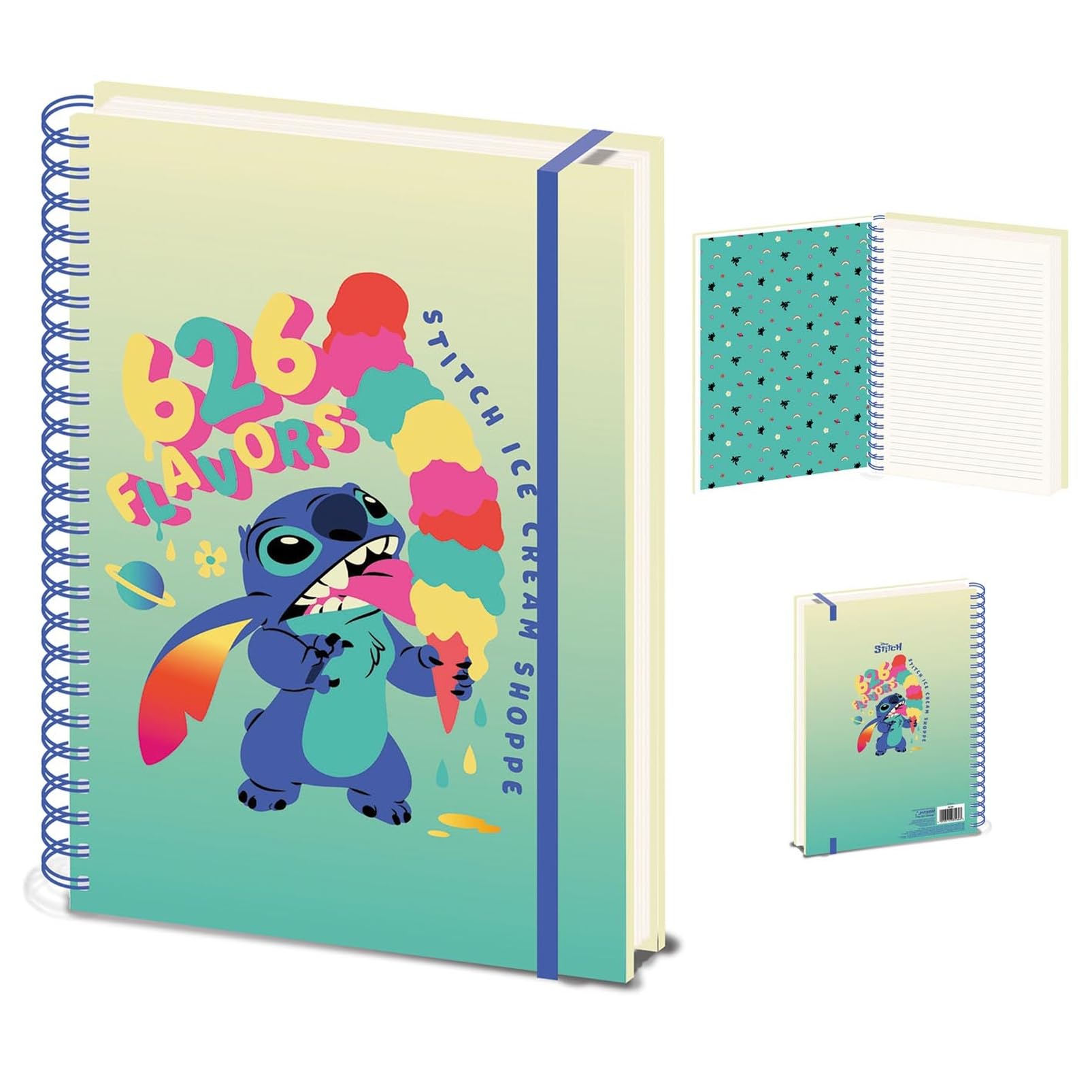 Pyramid International Disney Lilo and Stitch Wiro Notebook (626 Flavours Design) A4 Writing Book and Journal
