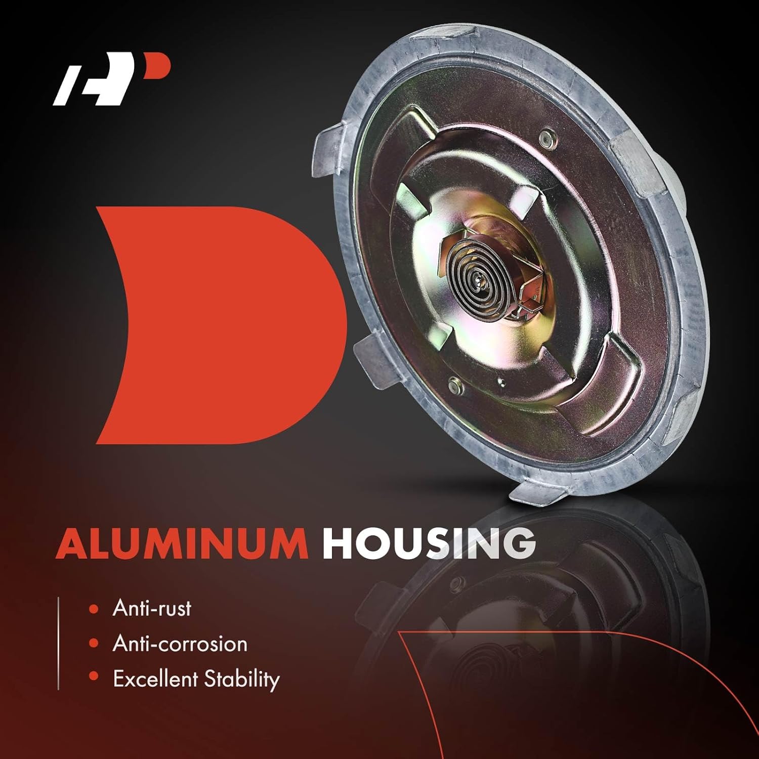 A-Premium Electronic Radiator Cooling Fan Clutch Compatible with Ford Ranger 1983-1992 Bronco II 1984-1990, Replace# E8TZ8A616F E4TZ8A616A