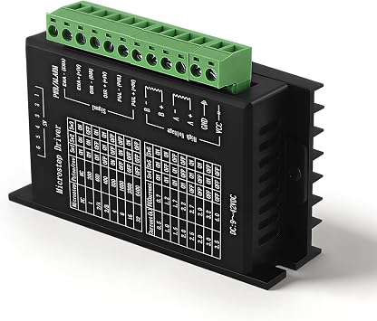 Stepper Motor Driver - TB6600 9-42V 4A 1-32 Microstep Adjustable with Over-Current Protection for CNC Router 3D Printer Engraving Machine by DIY Hobbyists & Engineers