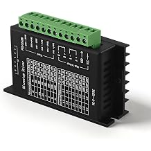 Stepper Motor Driver - TB6600 9-40V 4A 1-32 Microstep Adjustable with Over-Current Protection for CNC Router 3D Printer Engraving Machine by DIY Hobbyists & Engineers