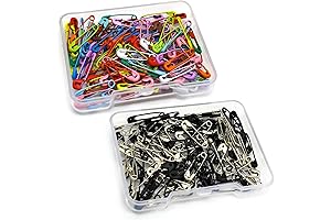 240-Piece Colorful Safety Pins: Your Essential Crafting and Clothing Companion