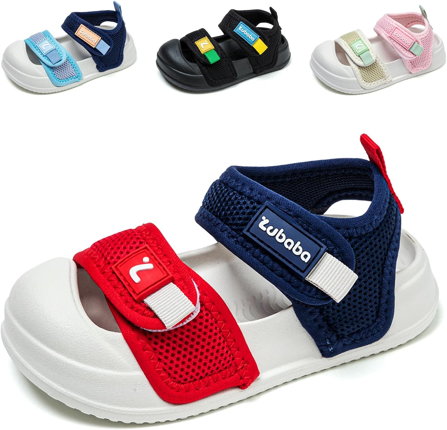 Drecage Toddler Boys Girls Closed-Toe Summer Water Sandals for Kids