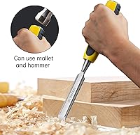 Vista 2 de Wood Chisel Sets,NOEAIKE 6-Pack Wood Chisels for Woodworking,Carpentry Tools CR-V Steel Beveled Edge Blade,Chisel Set for Woodcarving/Mortise with