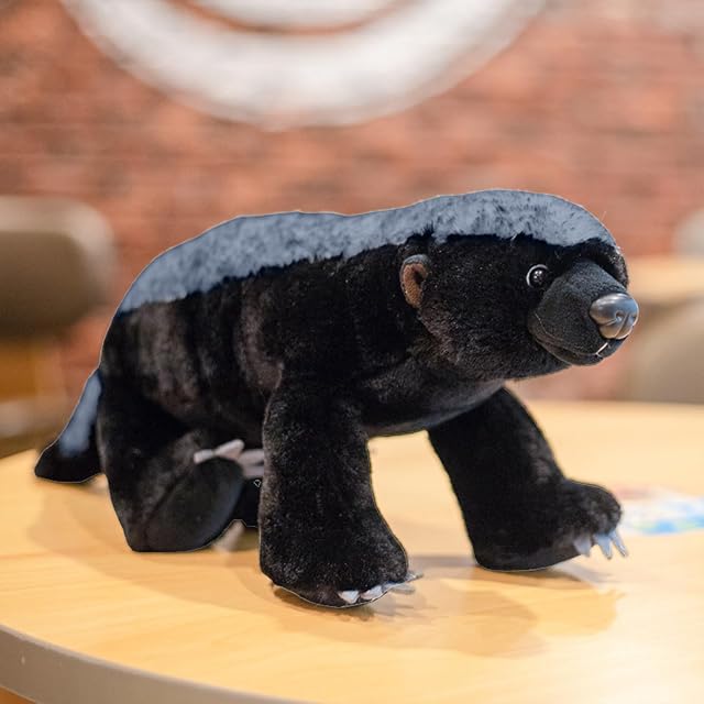Foto 4 de 8 de NICERAM Peluche tejón Miel, Peluche tejón Miel, Peluche Educativo África para niños