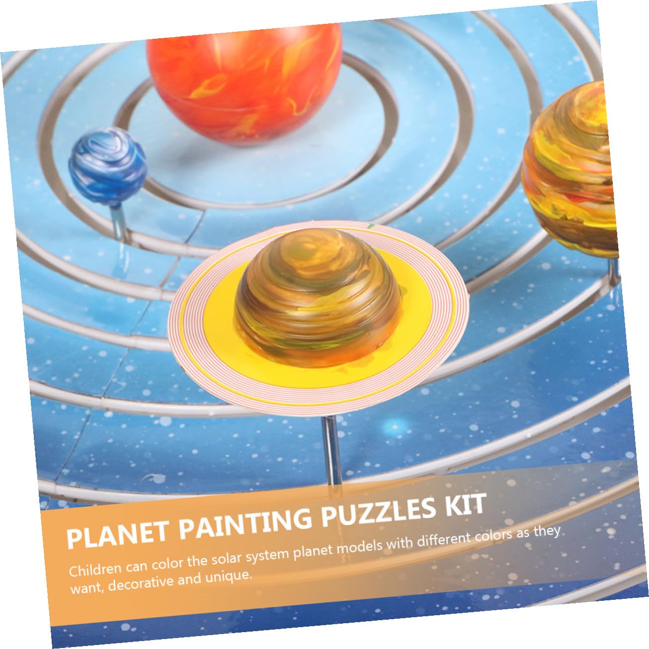 Juguete de Pintura para Niños Modelo Sistema Solar 1 Set Plástico