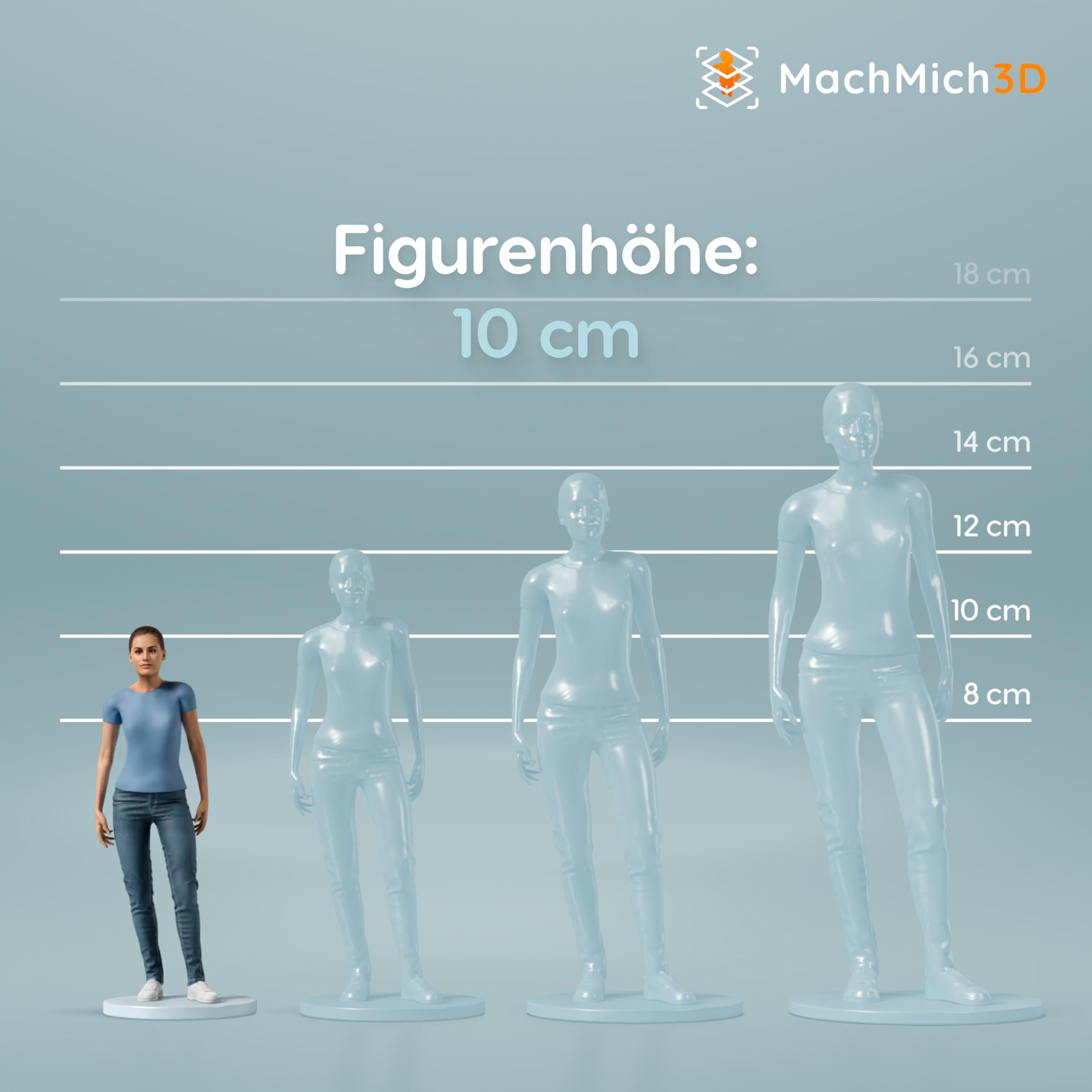Personalisierte 3D-Figur mit eigenem Gesicht I Personalisiertes Geschenk für Frauen & Männer I Hochzeitsgeschenke für Brautpaar I Foto Geschenk zum Geburtstag