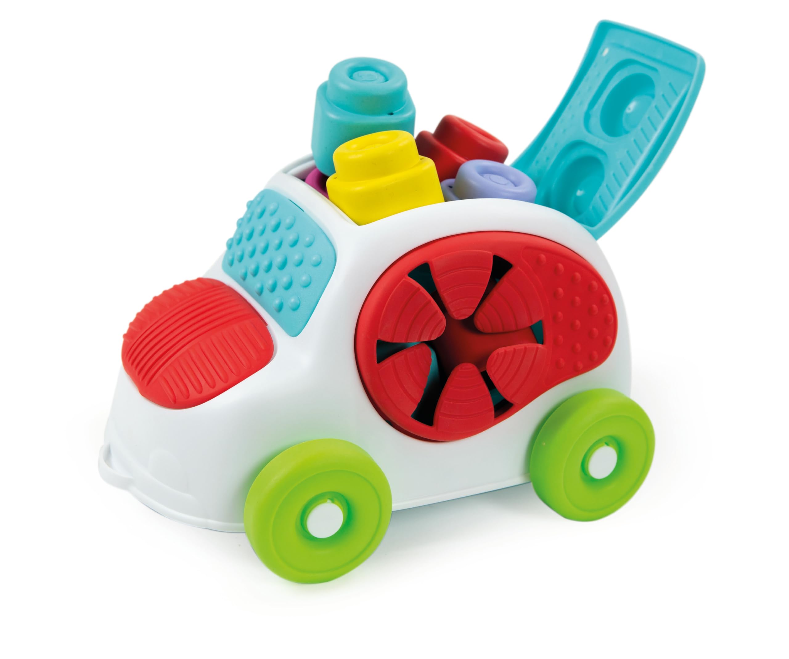 ClementoniSoft Clemmy Car, Touch, Move And Play, Sensory Car, Sensory Toy, Multicolor