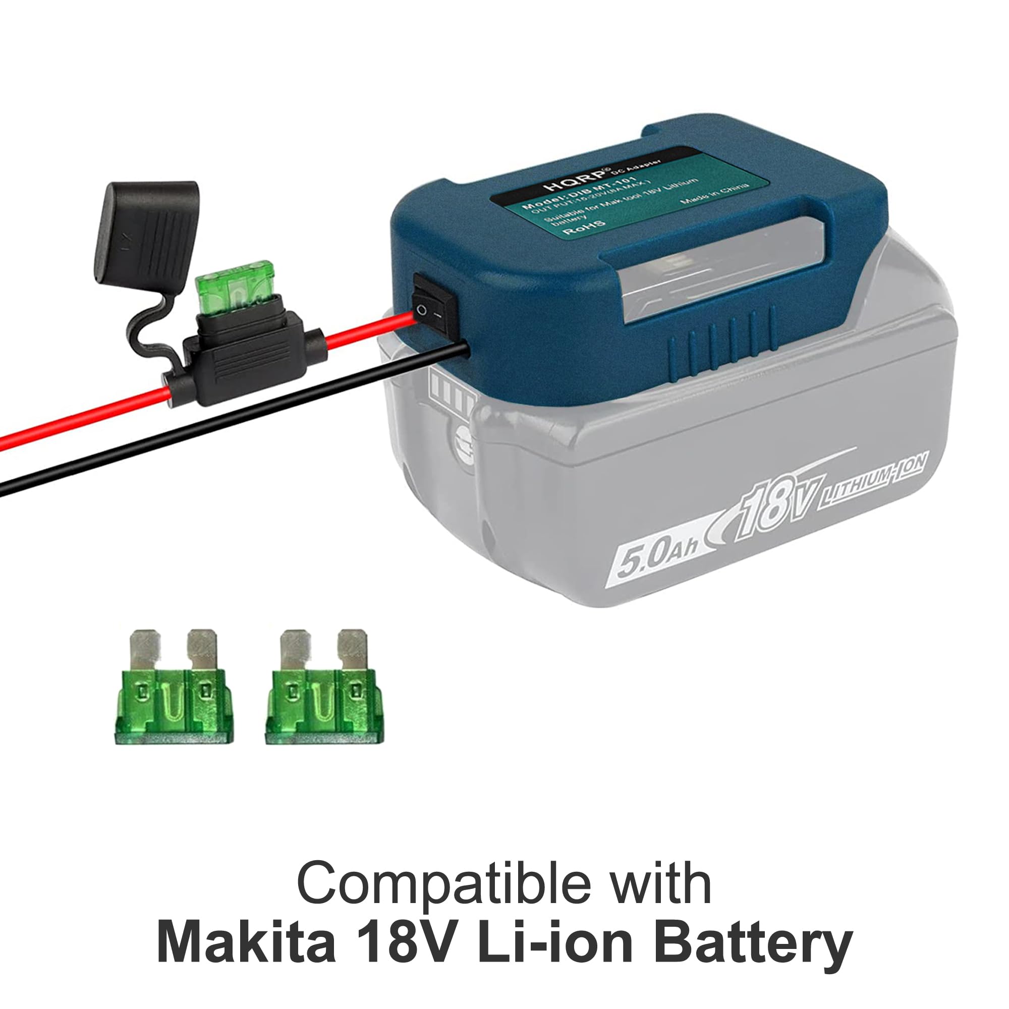 Amazon.com: HQRP Battery Adapter with Fuse and Switch, Power Wheel