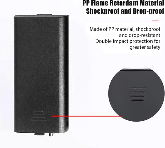 Flever DIY House Accessory for Dollhouse Miniature-3 PCS of AAA Battery Packs with 6 PCS of Light Wires
