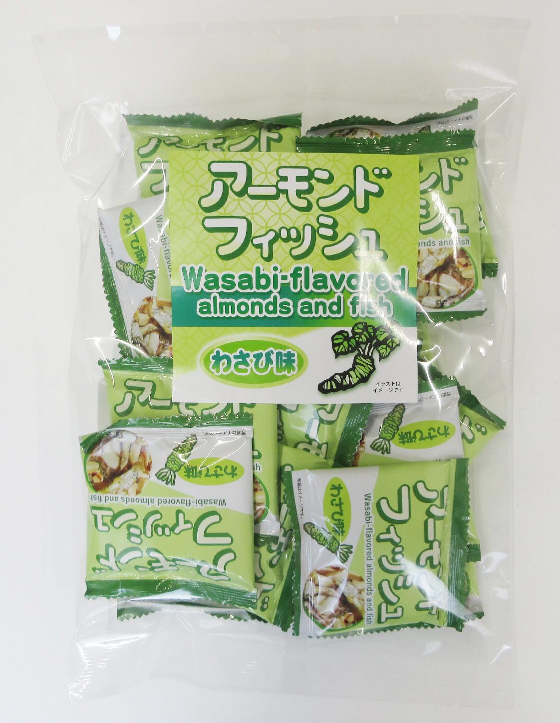 Amazon.co.jp: Realist Planning Almond Fish Wasabi Flavor, 16