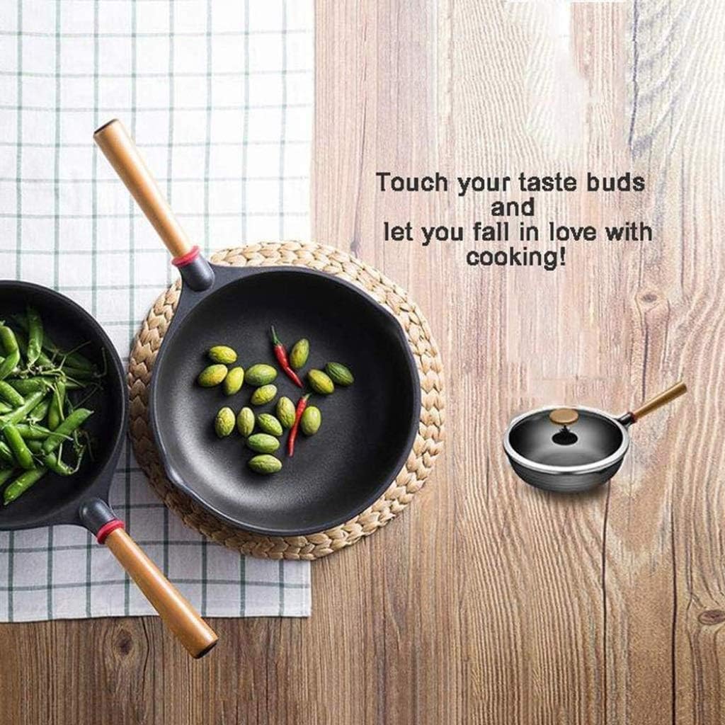 Cast Aluminum Pan, Polished Stainless Steel Nonstick Omelette Pan Frying Pan