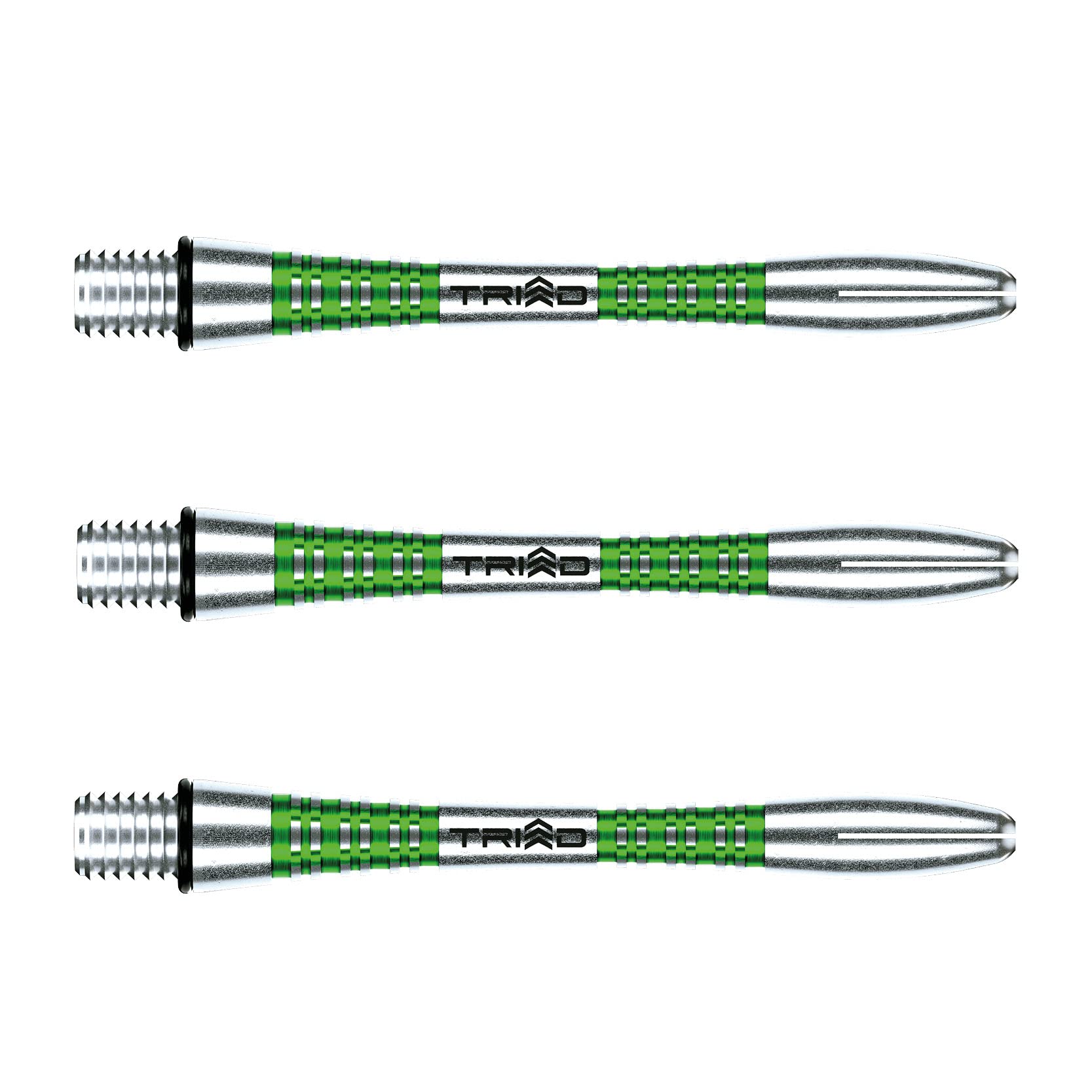 WINMAU Triad Aluminium Vert Moyen Tiges De Fléchettes (Shafts