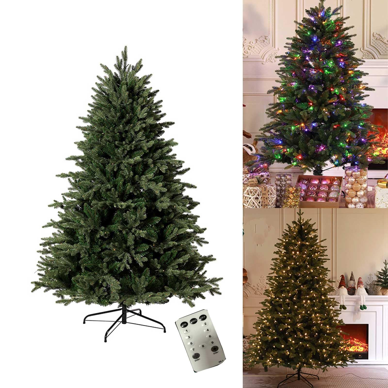 Jorunb Artificial Christmas Tree Full Xmas Tree with PVC Branch Tips and Foldable Metal Stand for Home, Office, Christmas Party Decoration(1.5m/550 Branch)