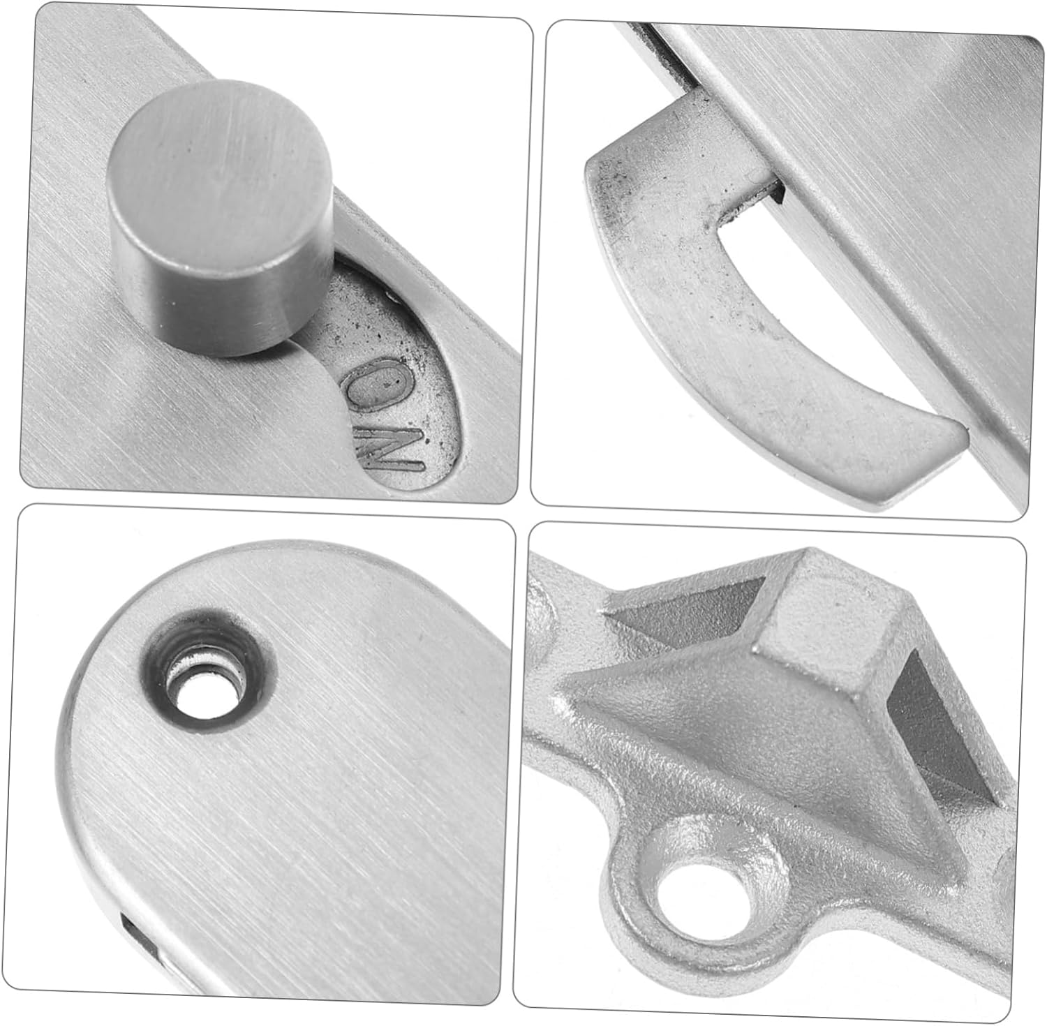 OUNONA 3pcs Sliding Barn Door Lock Latch Easy Install Security Lock Gate for Door