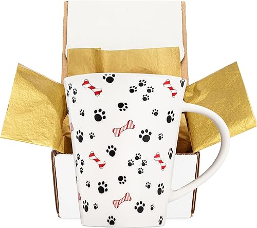 Miniatura 10 de K-Kraft Aloha Santa - Taza de Navidad de 12 onzas, cerámica, en caja de regalo, 4 diseños para elegir