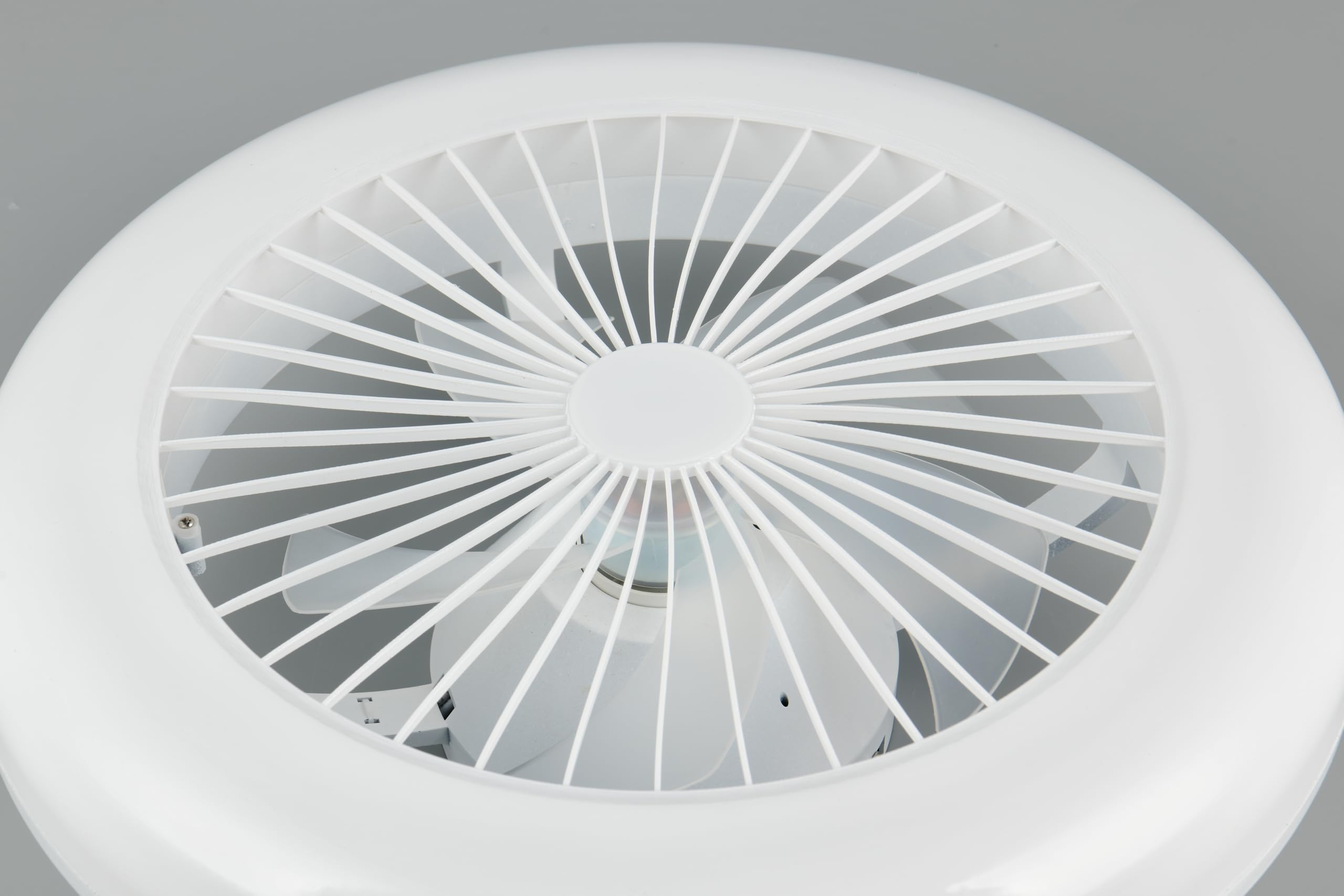 Reality Leuchten Ventilatore MORA R64032101, bianco, 10W, 2700K - 6500K, 1400 lm, dimmerabile
