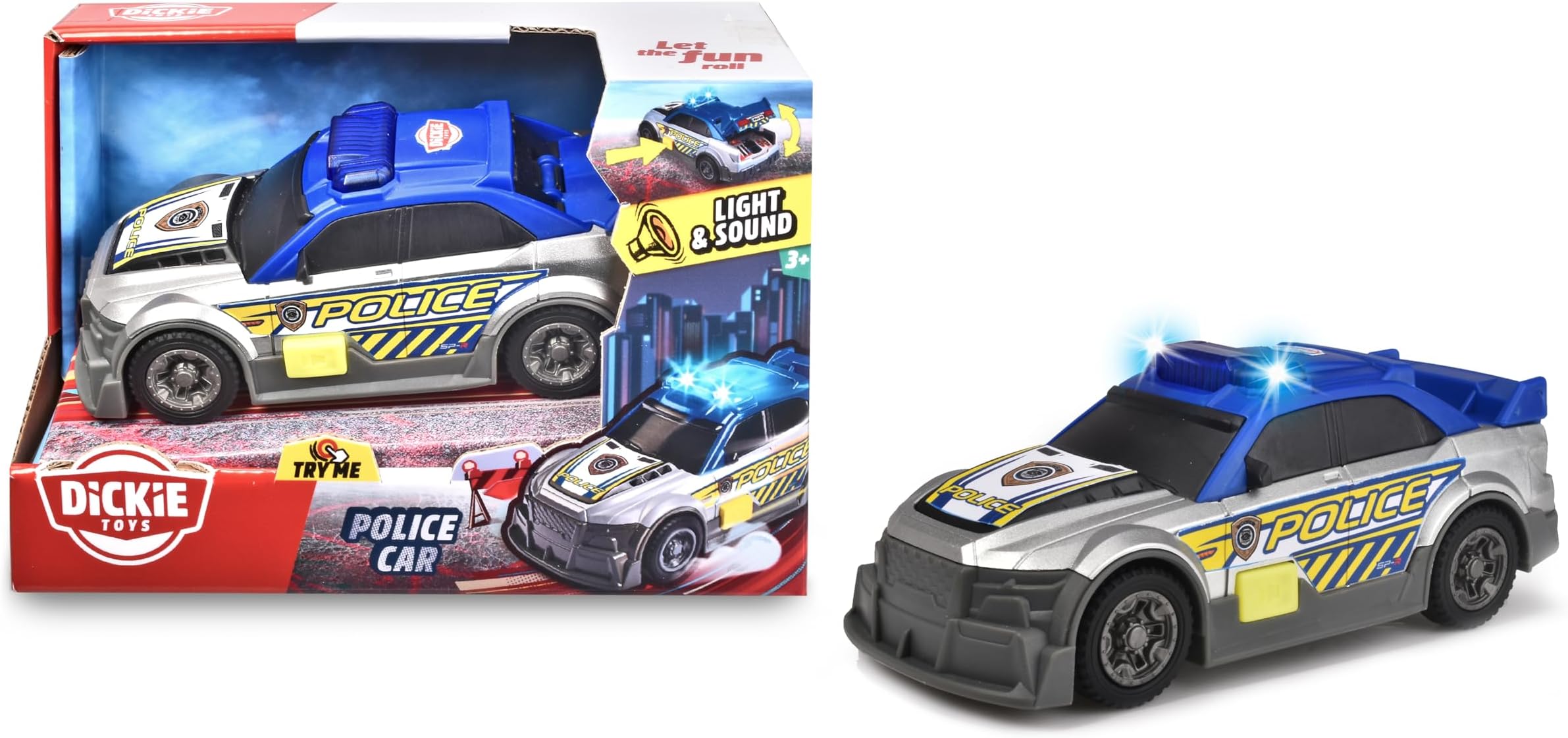 Majorette 203302030 Police Car 15 Cm, One Size