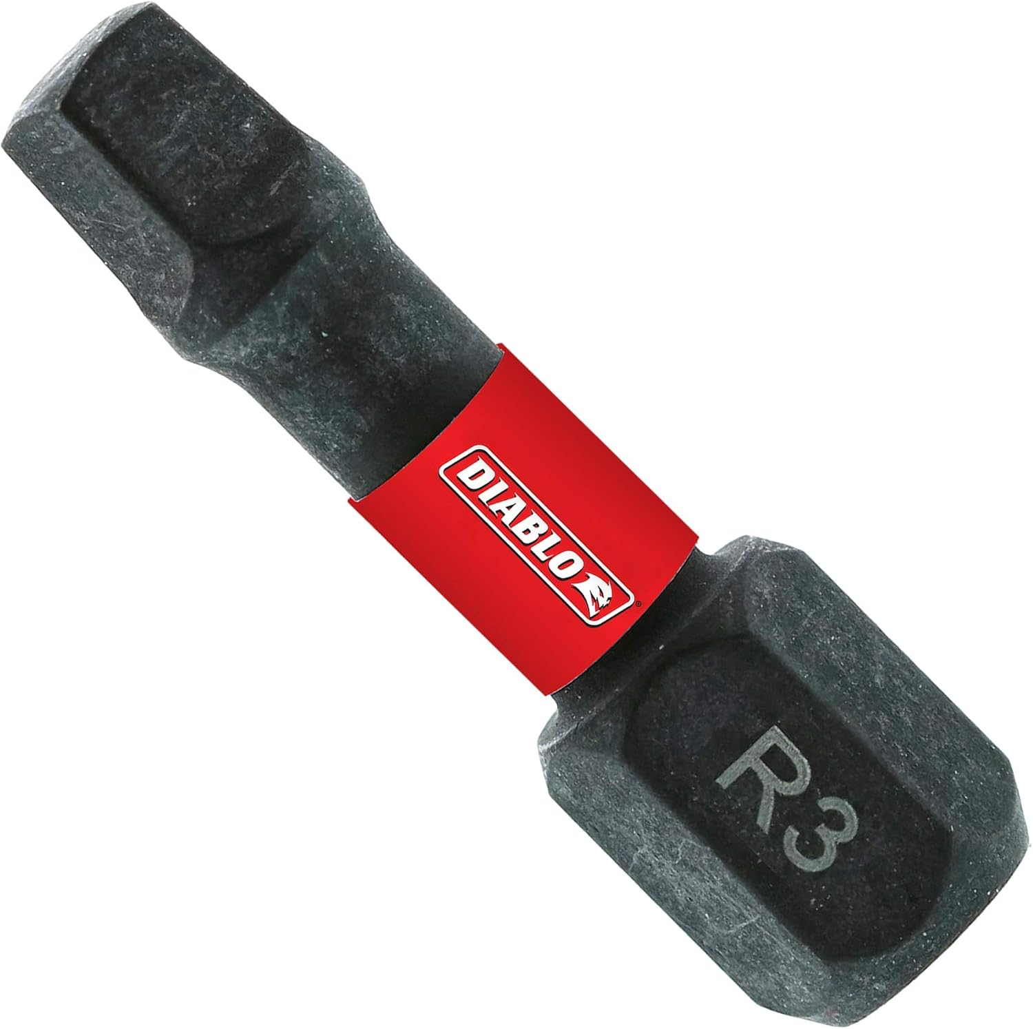 Diablo #2 Square Drive Bits with Torque Design for Durability and Impact Resistance - Optimized Tip, Laser Engraved Bit Type - 1/4" Hex, 2" Length, 100-Pack - DSQ22P100