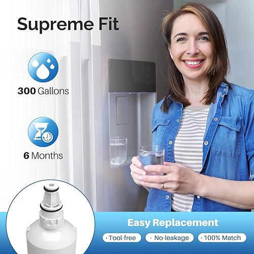 Miniatura 7 de Paquete de 3 - Filtro de agua IcePure para reemplazar LG LG Premium Kenmore Kenmoreclear  Sears Amana 5231JA2005A-S 5231JA2006 5231JA2006A