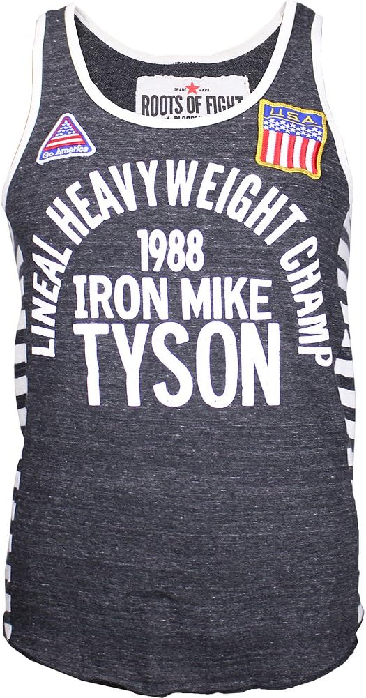 Roots of Fight Iron Mike '88 Triblend Striped Tank
