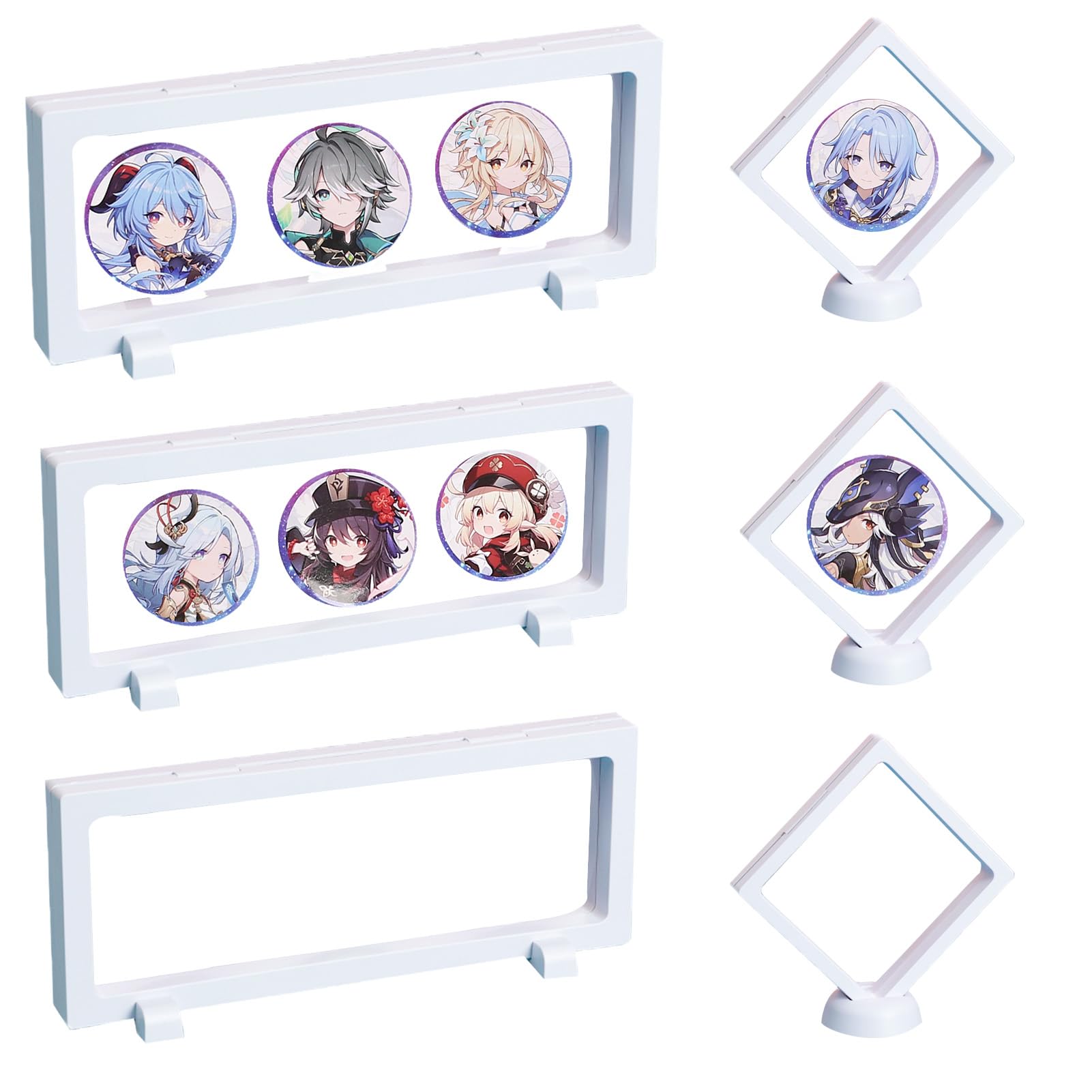 Amazon.co.jp: 缶バッジ 収納ケース 6個セット | 58mm & 75mm 缶