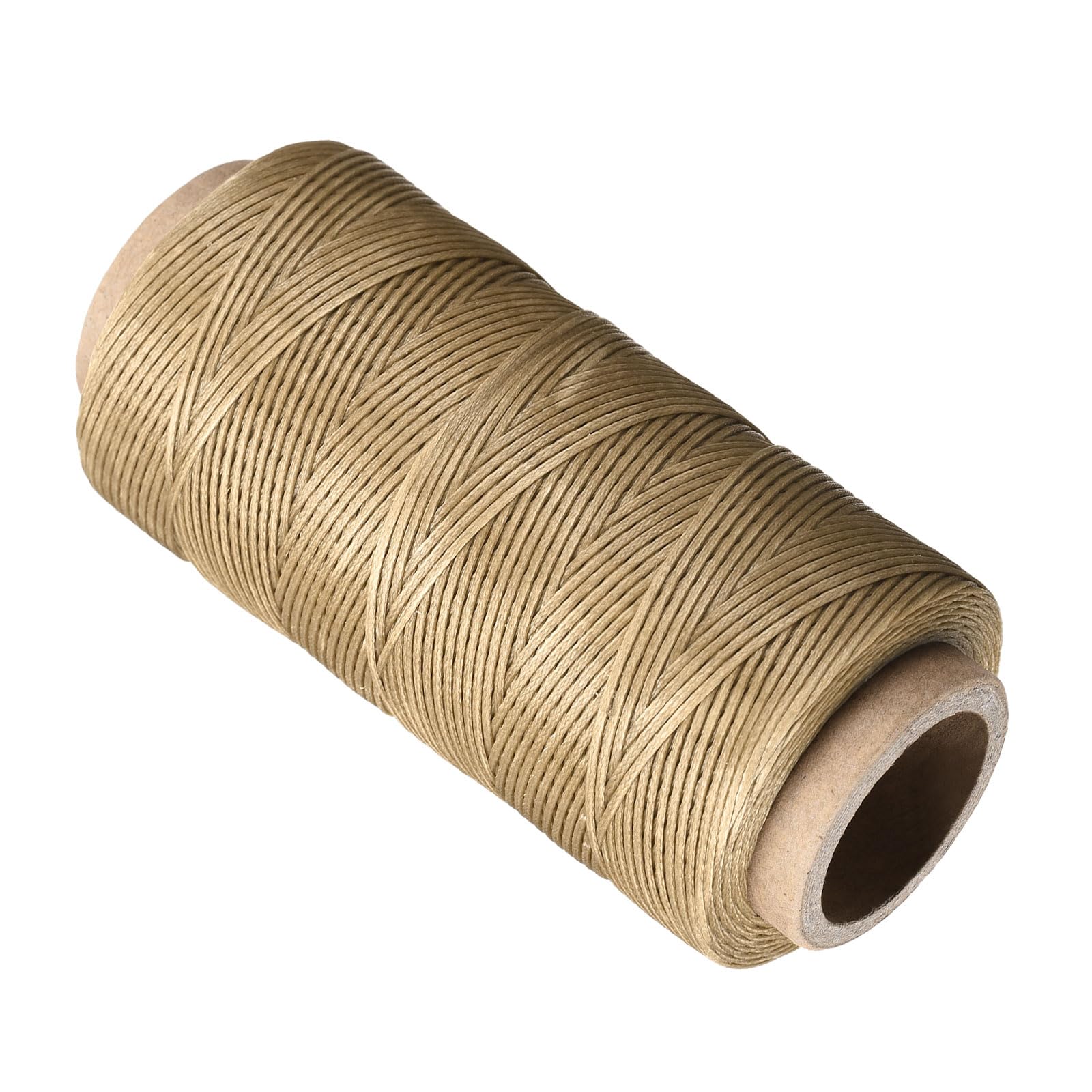 CoCud Leather Sewing Threads, 186 Yards 210D/1mm Thread, Polyester Stitching Thread Dark Tan - (Applications: for Sewing Leather Craft)